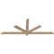 Ekena Millwork Kennewick Smooth Timber Gable Bracket, Douglas Fir, 72"W x 27"H x 1 1/2"D x 3 1/2"F, 9/12 Pitch GBW072X27X0204KEN00SDF - alternate 4